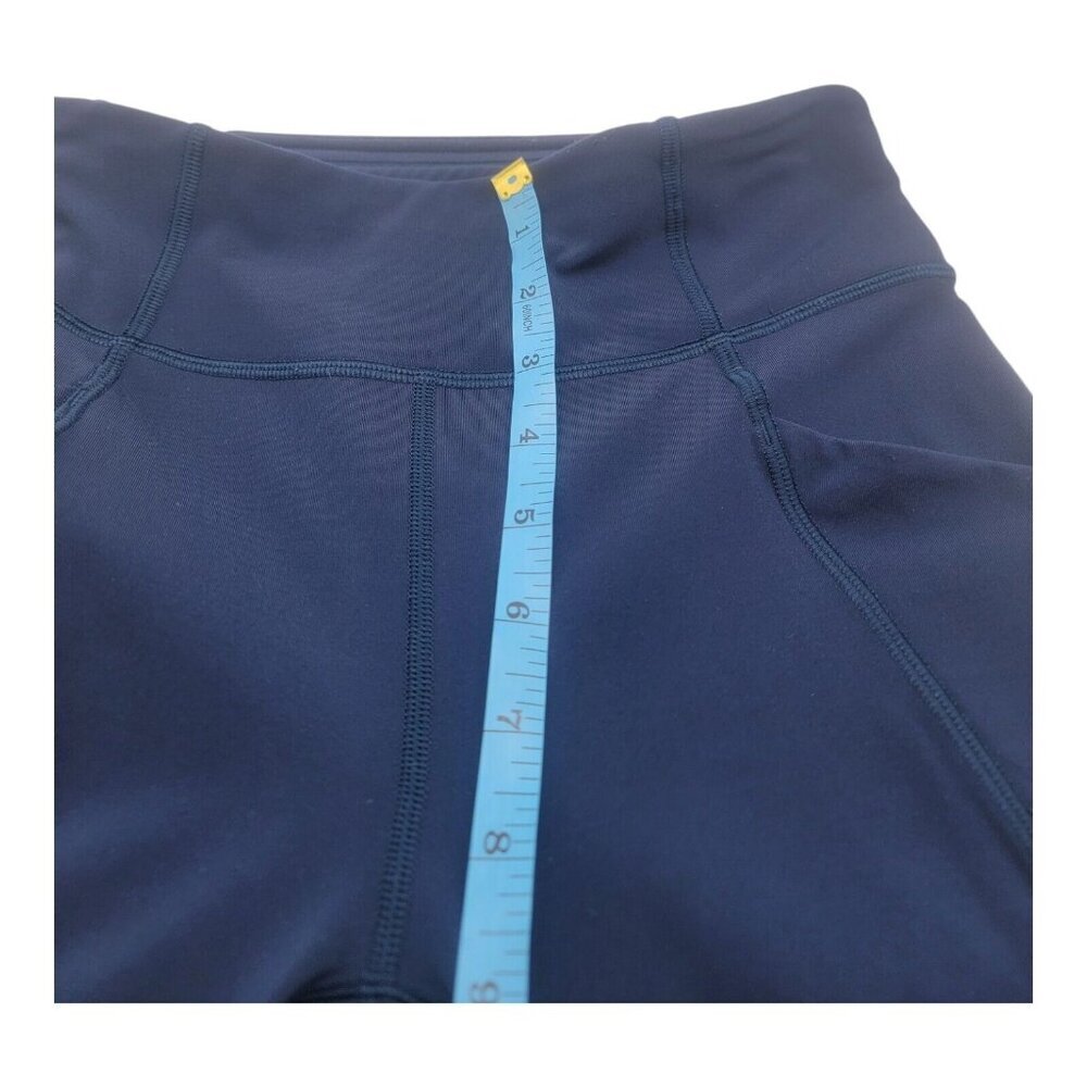 Lululemon Pant Women 4 Time To Sweat Crop *23" True Navy W6AMDS Full-On Luxtreme - Picture 6 of 9